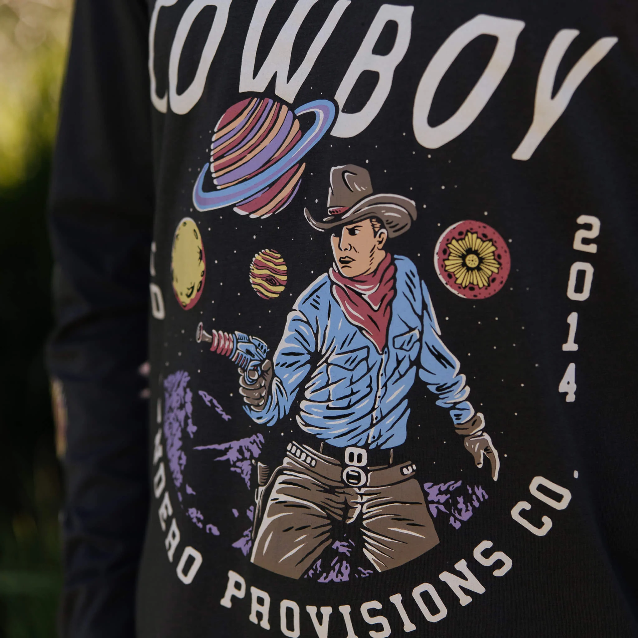 Cosmic Cowboy Long Sleeve T-Shirt - Image 3