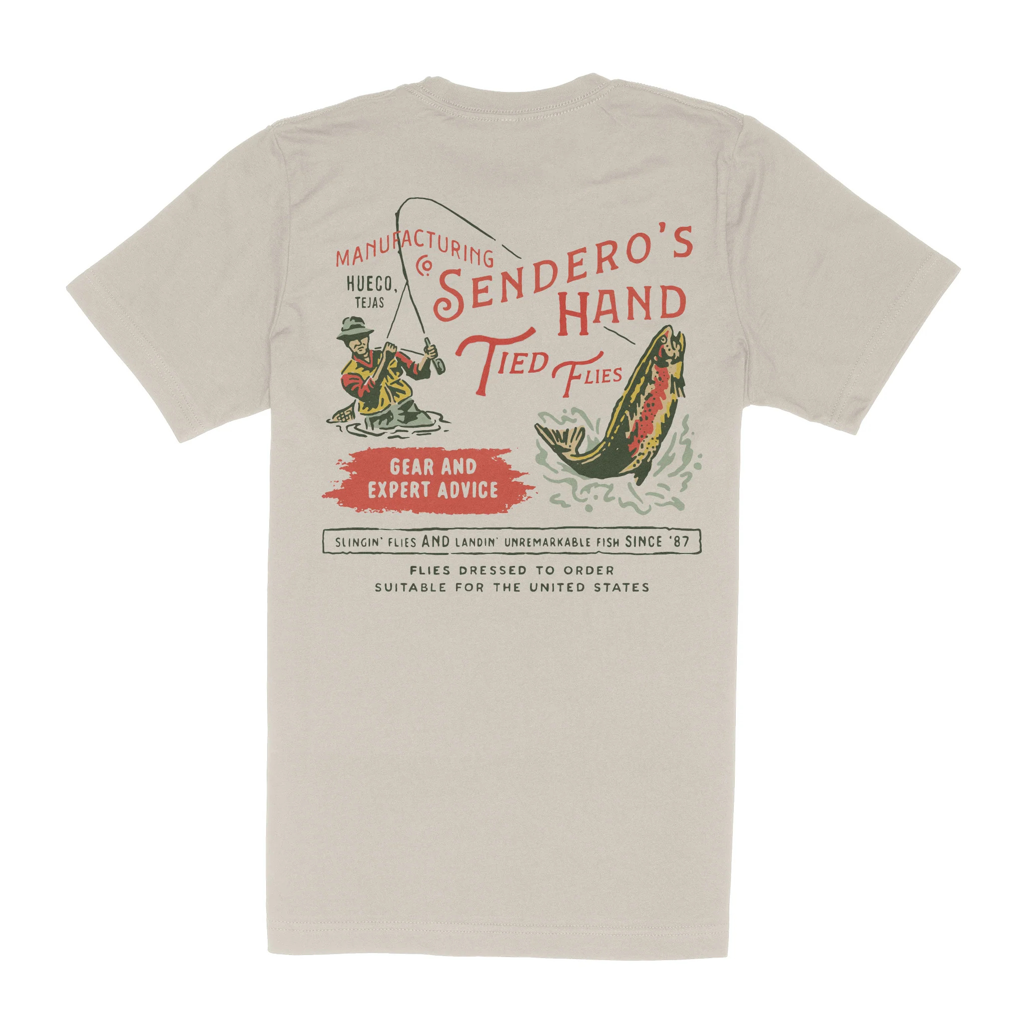 Hand Tied Flies T-Shirt - Image 7
